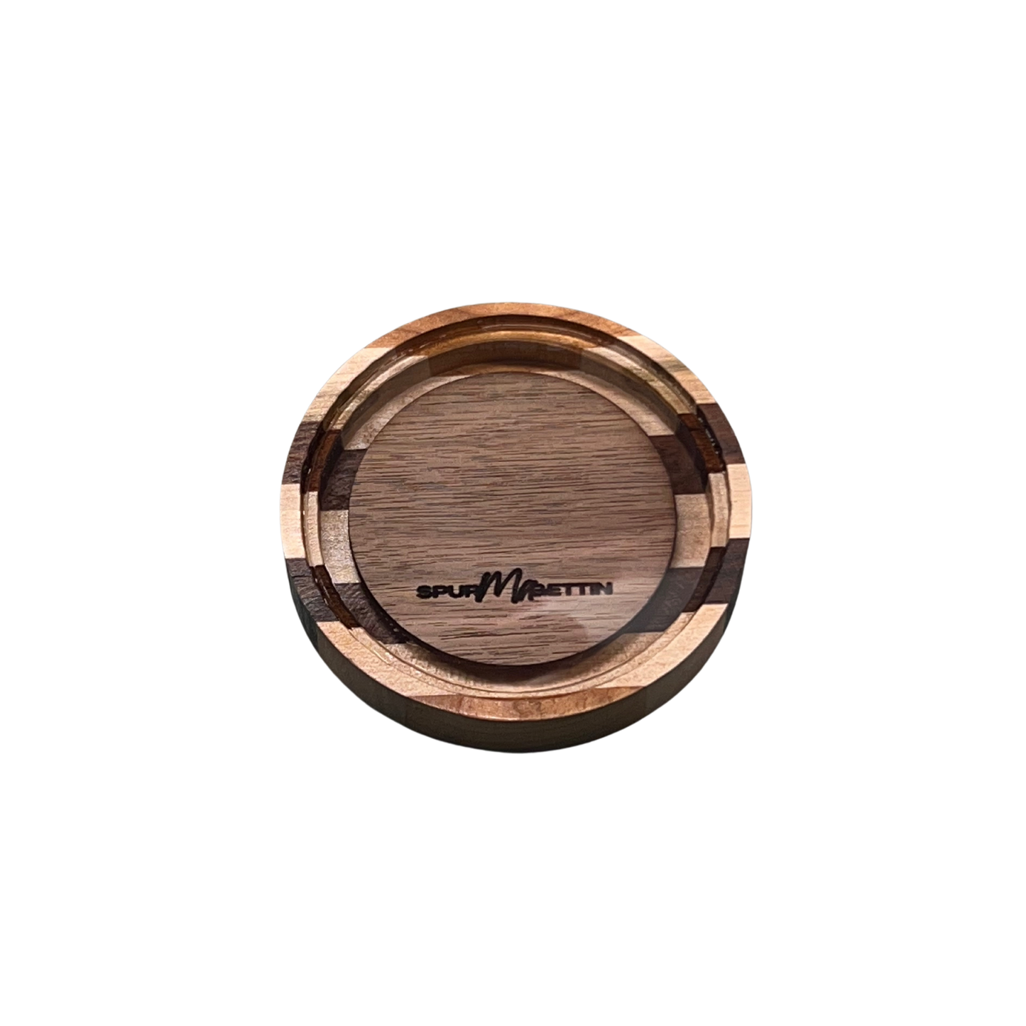 Tapa de vidrio transparente o semibrillante "impermeable" de un solo lado personalizada en macetas de madera
