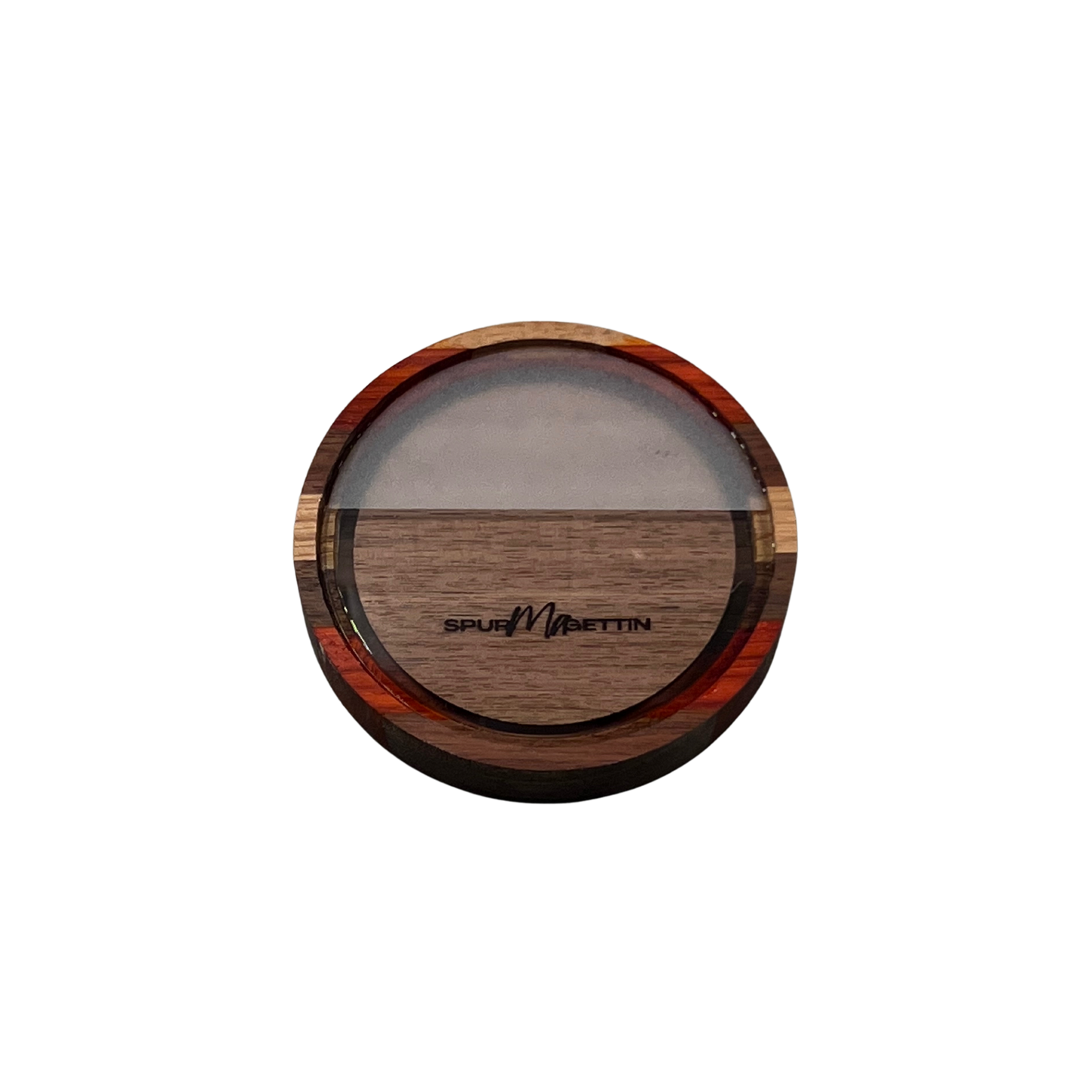 Tapa de vidrio transparente o semibrillante "impermeable" de un solo lado personalizada en macetas de madera