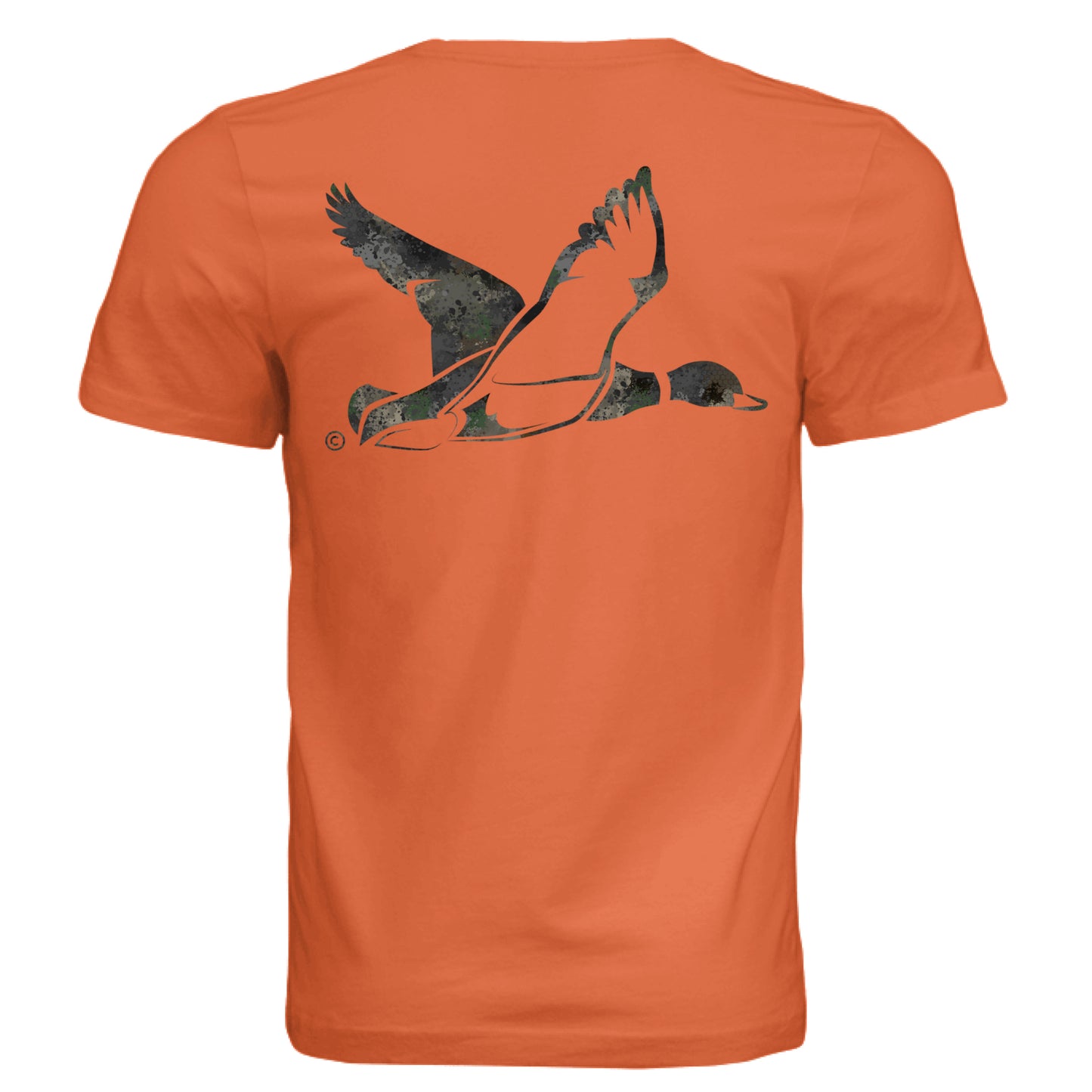 Solid Orange Triblend - BACK