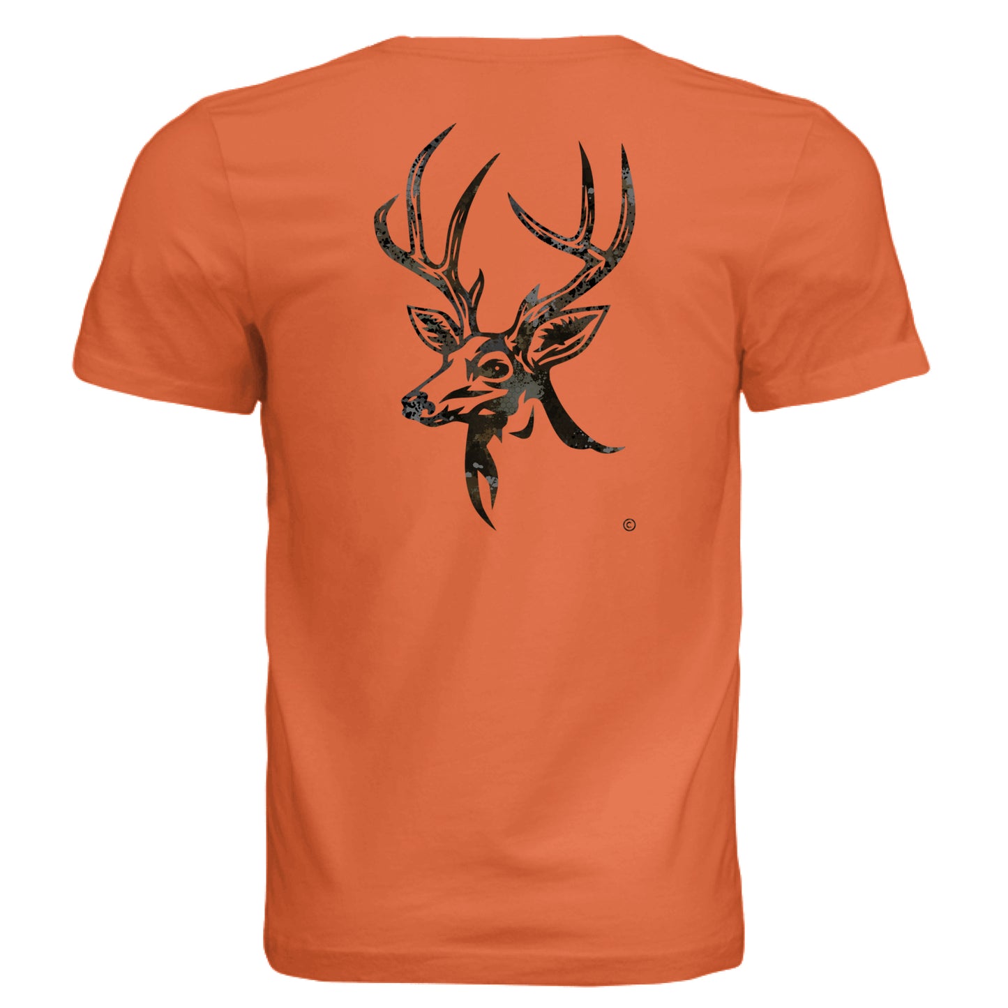 Solid Orange Triblend - BACK