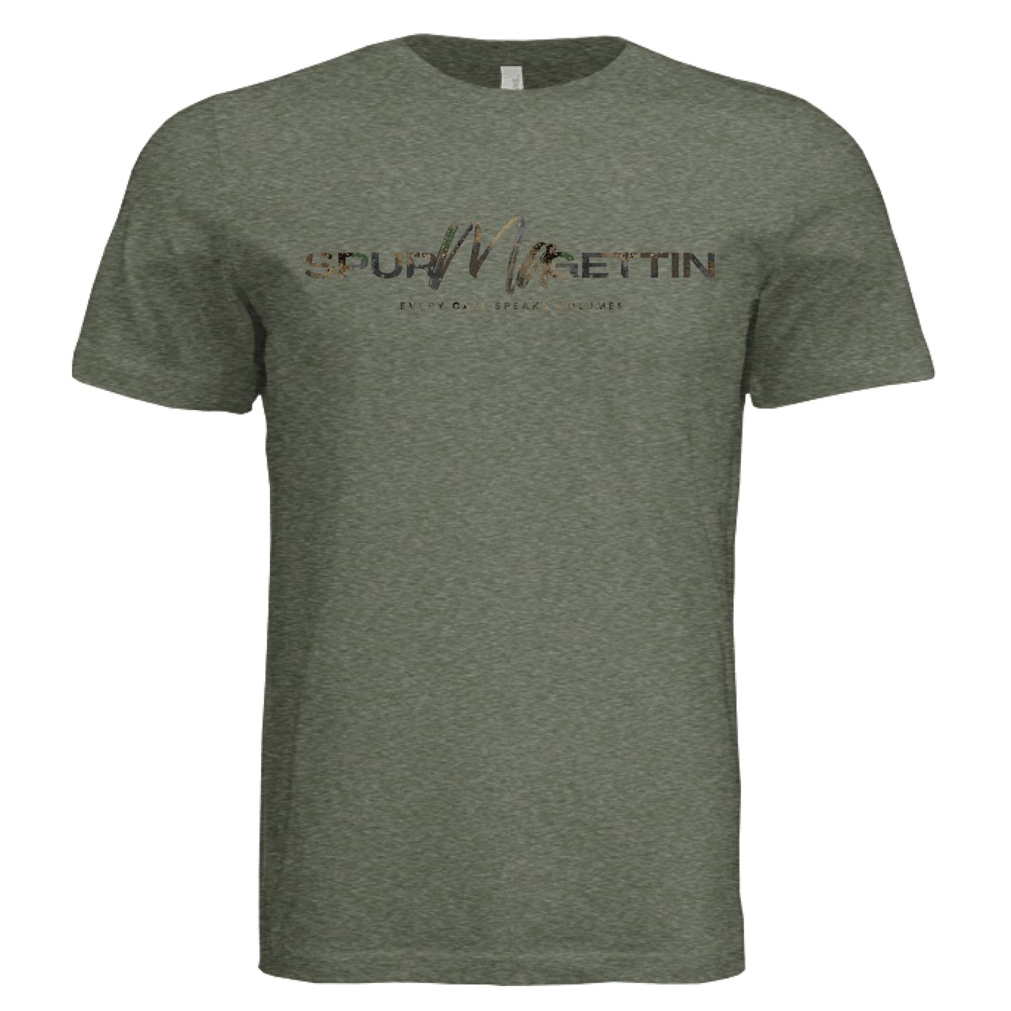 Military Green Triblend - FRONT