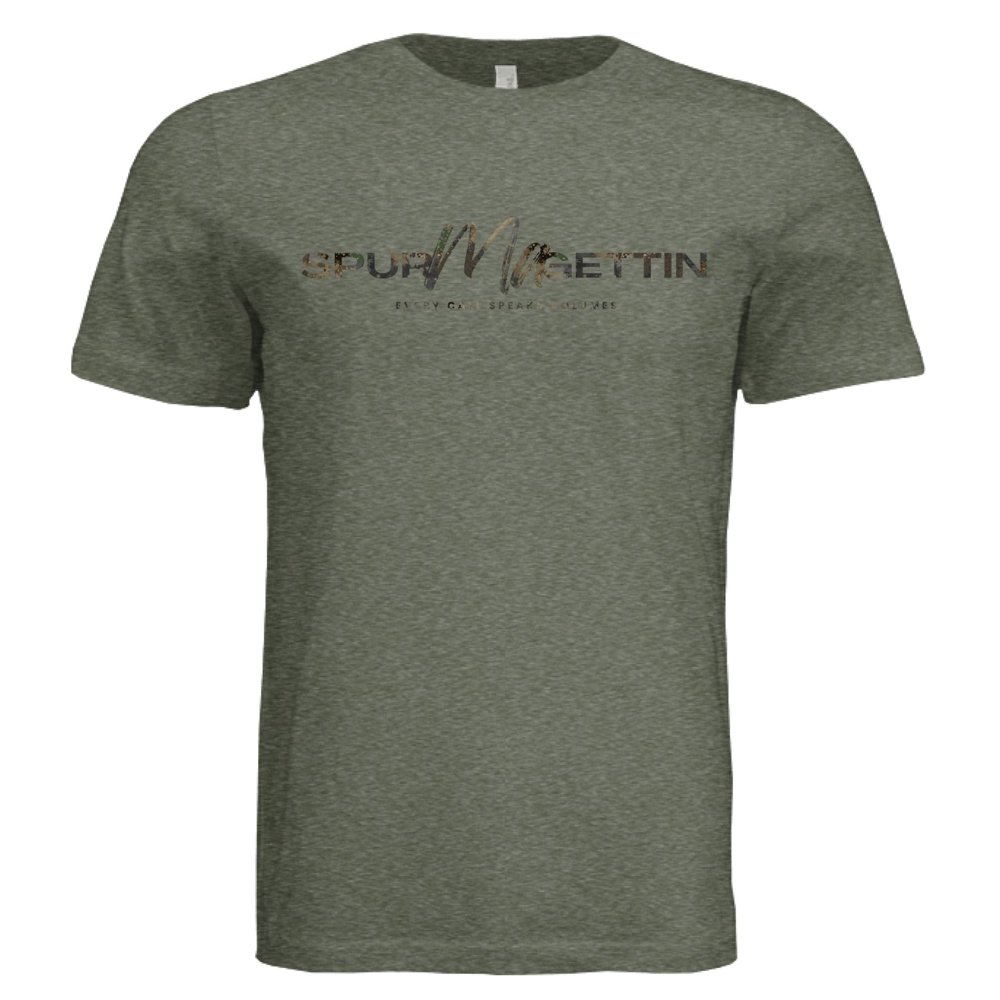 Military Green Triblend - FRONT