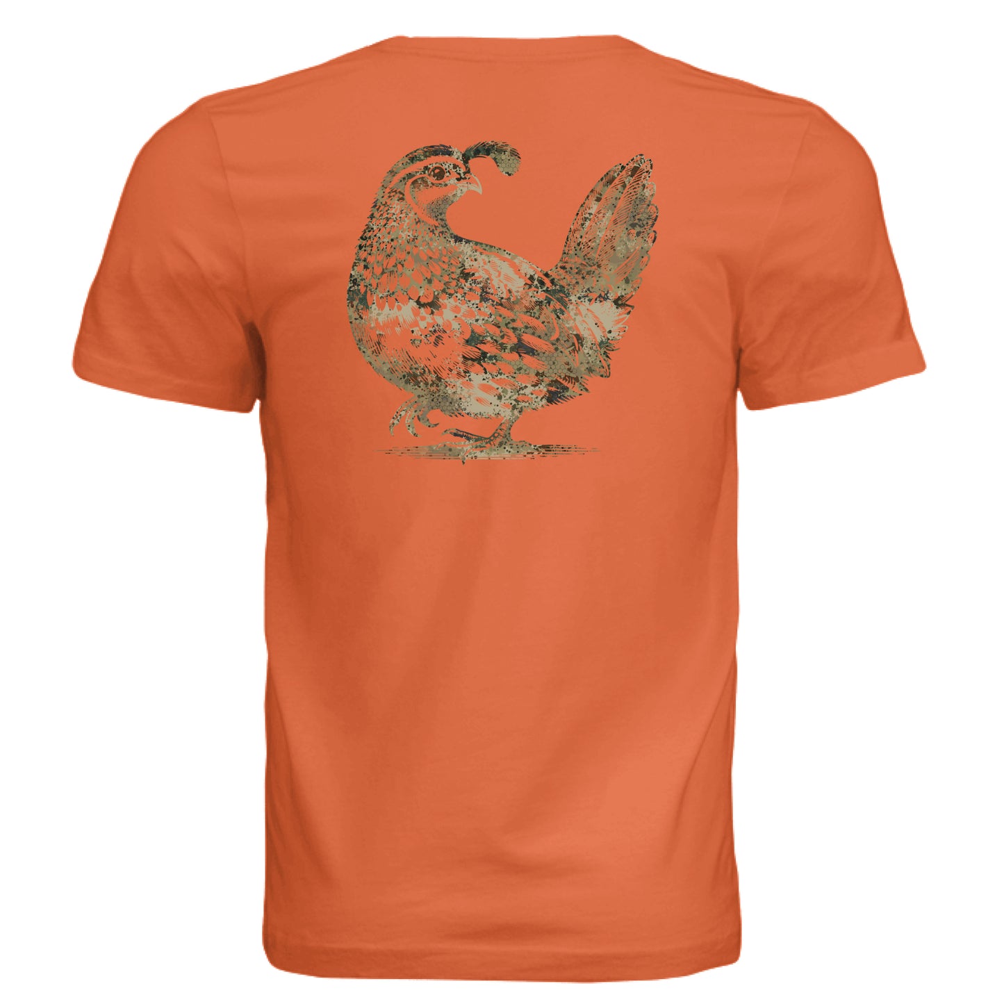 Solid Orange Triblend - BACK