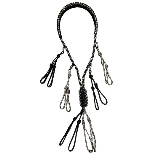 Premium Duck Call Lanyard - Black and Camo