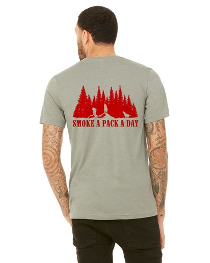 Coyote “Smoke A Pack A Day” Predator Hunting T-Shirt