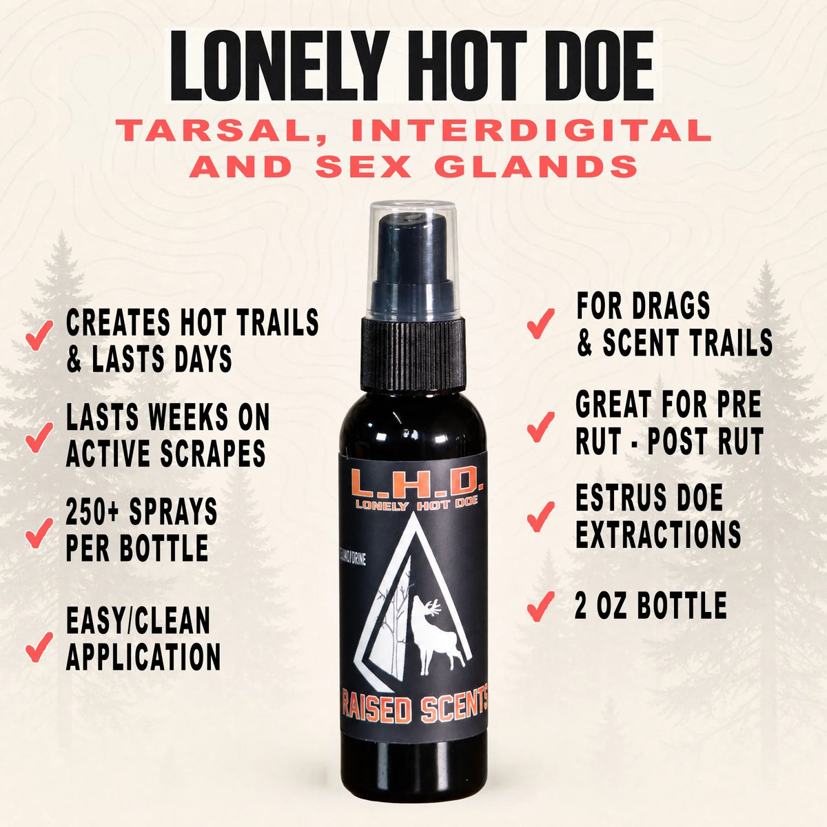 Lonely Hot Doe | Interdigital/Tarsal/Sex Glands