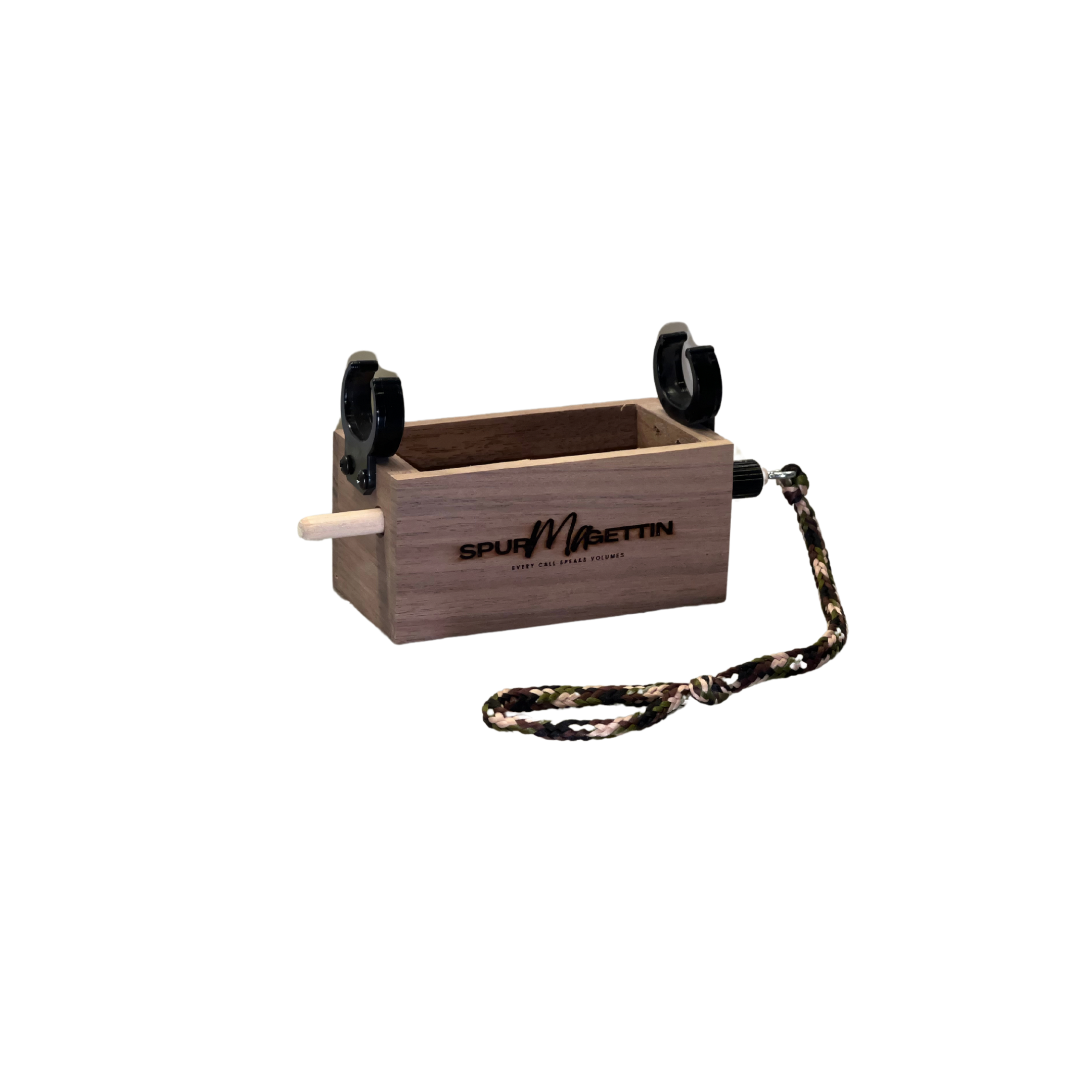 Push Box Call Gun Mount Push Button Box Call in Black Walnut Wood – Spur-Ma-Gettin ...
