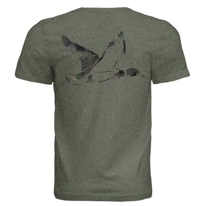 Military Green Triblend - BACK