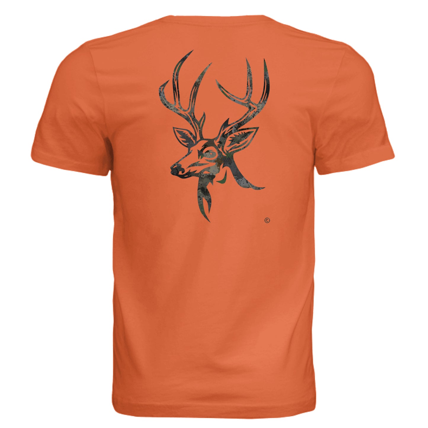 Solid Orange Triblend - BACK