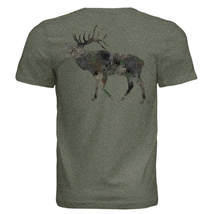 Military Green Triblend - BACK