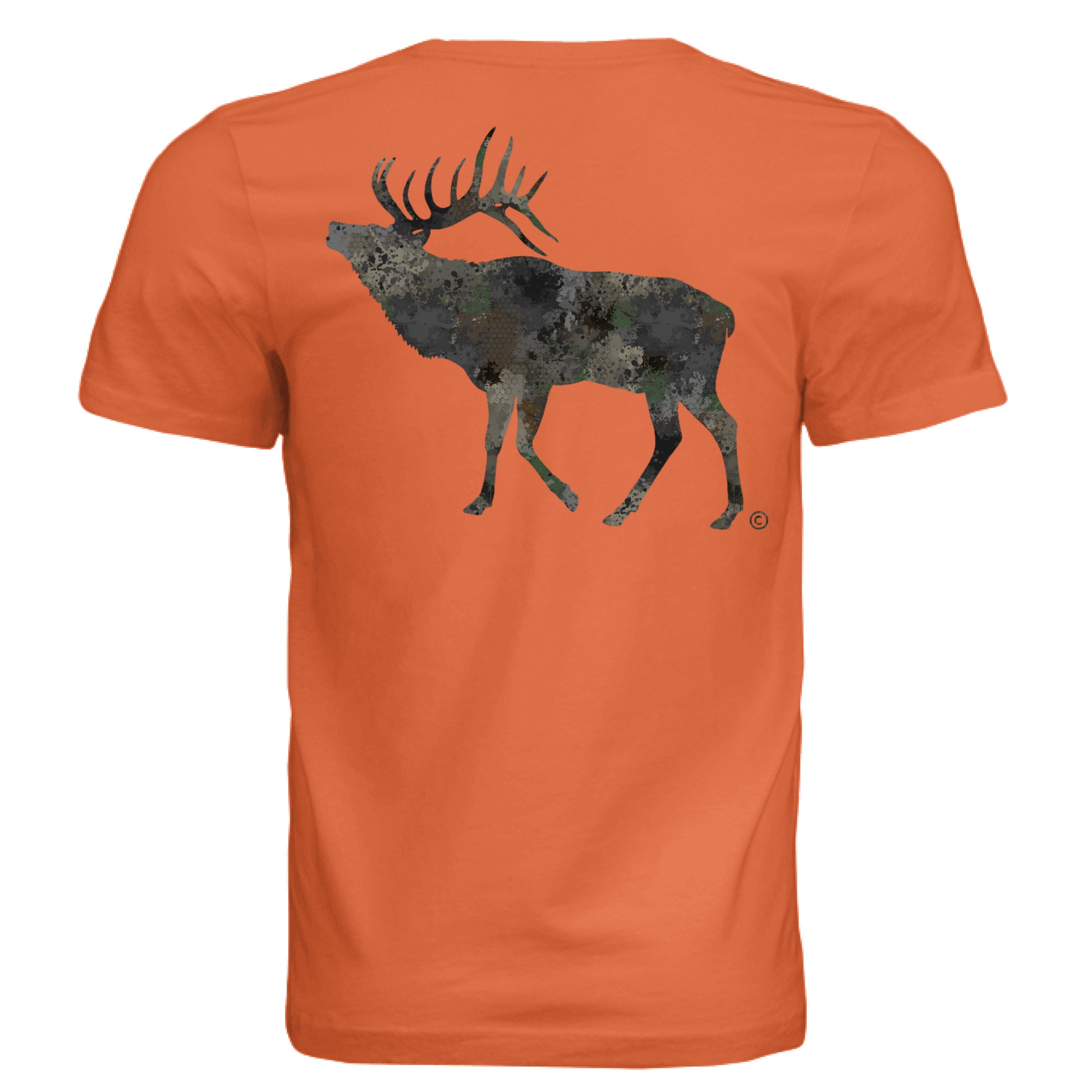 Solid Orange Triblend - BACK