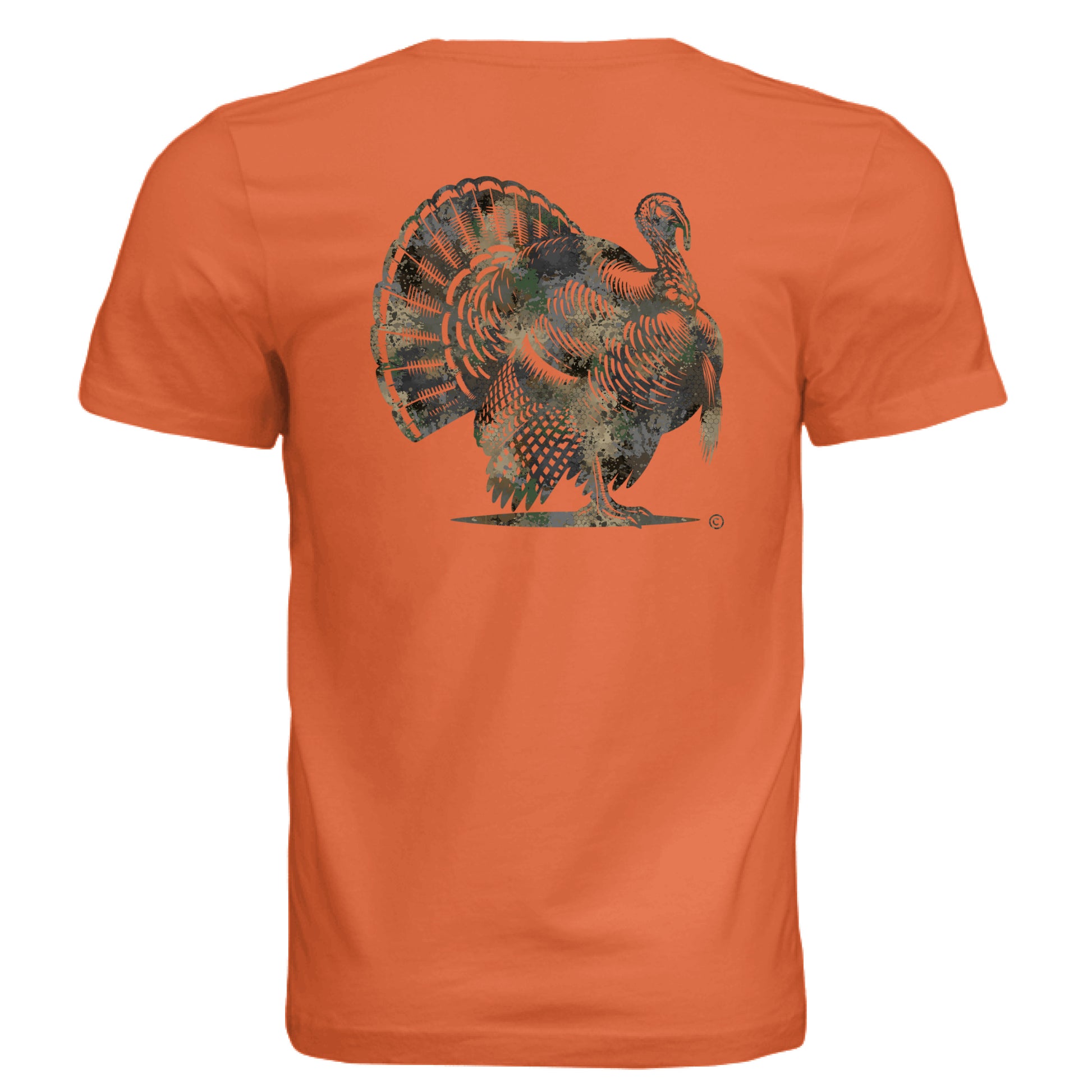 Solid Orange Triblend - BACK