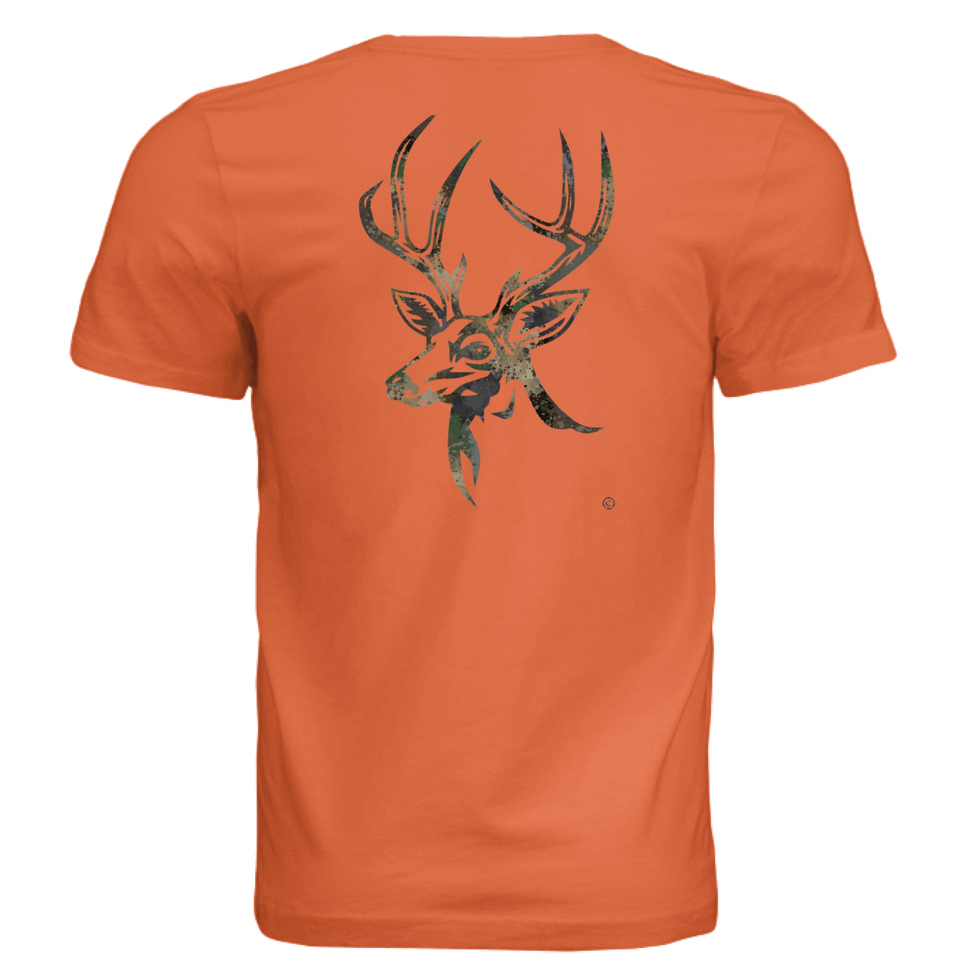 Solid Orange Triblend - BACK