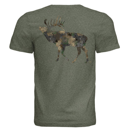 Military Green Triblend - BACK