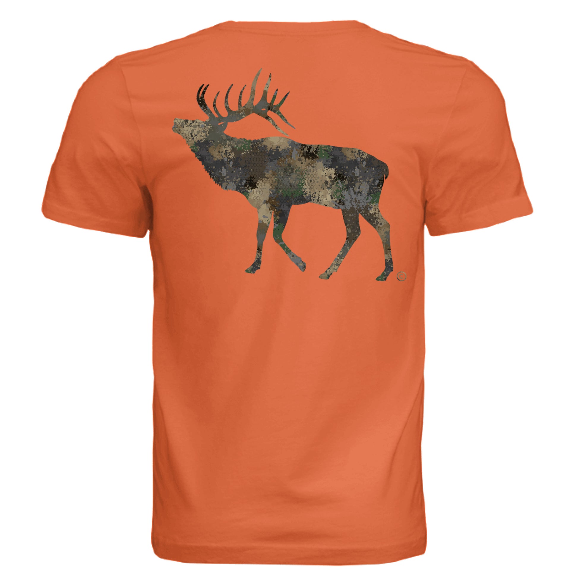 Solid Orange Triblend - BACK