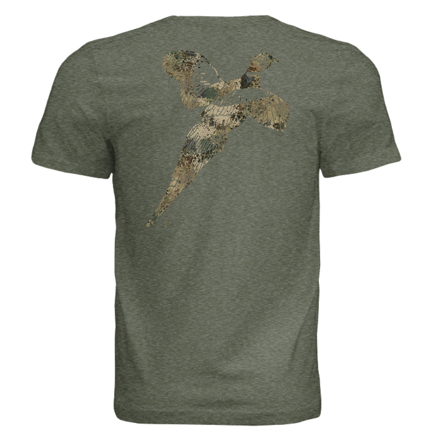 Military Green Triblend - BACK