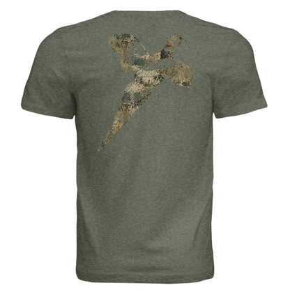 Military Green Triblend - BACK