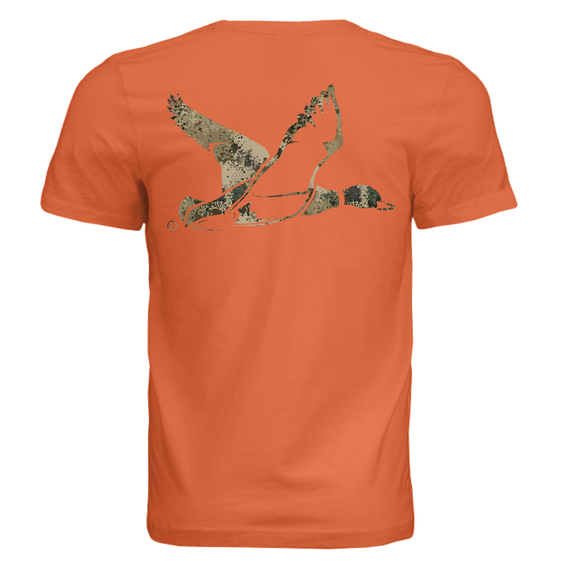 Solid Orange Triblend - BACK