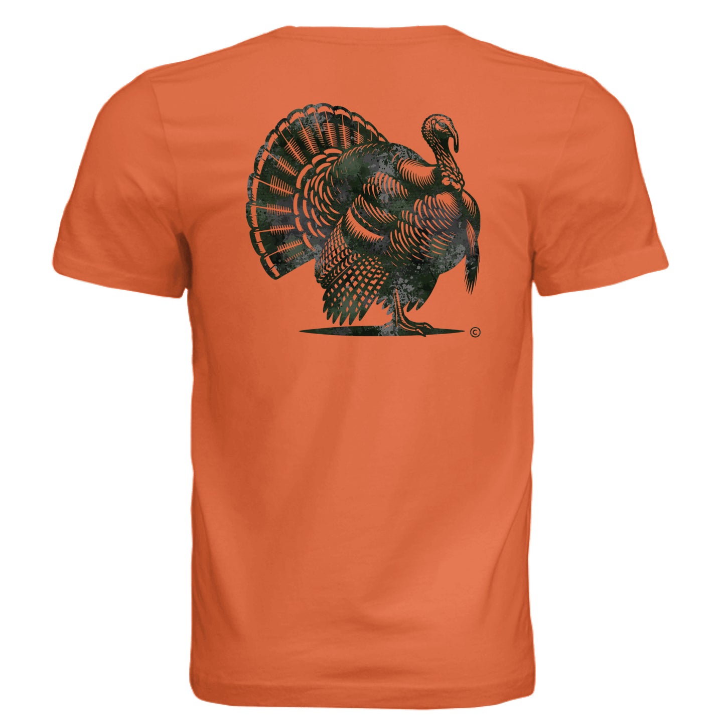 Solid Orange Triblend - BACK
