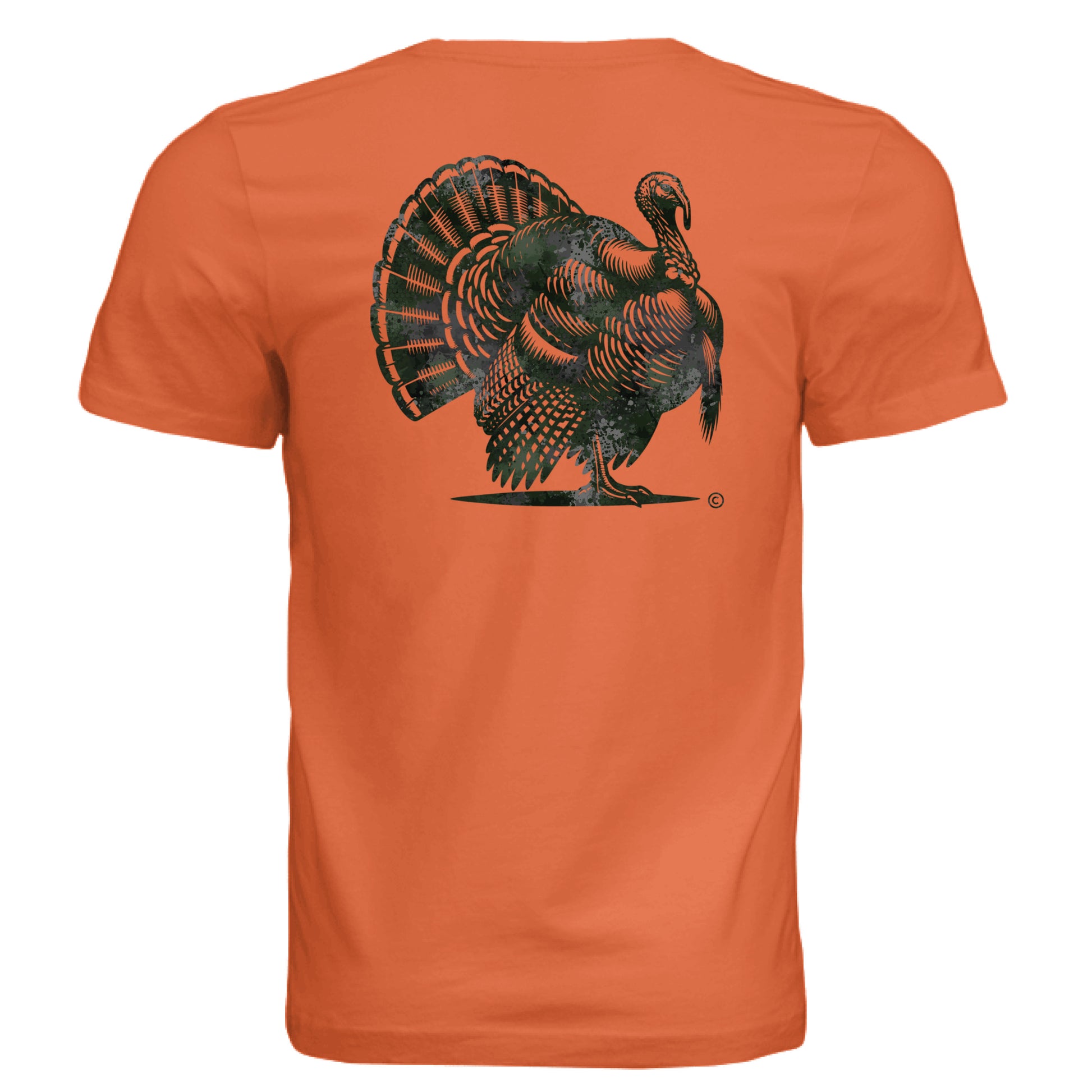 Solid Orange Triblend - BACK