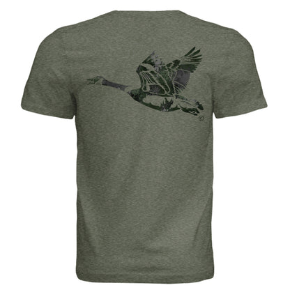Military Green Triblend - BACK