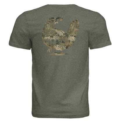 Military Green Triblend - BACK