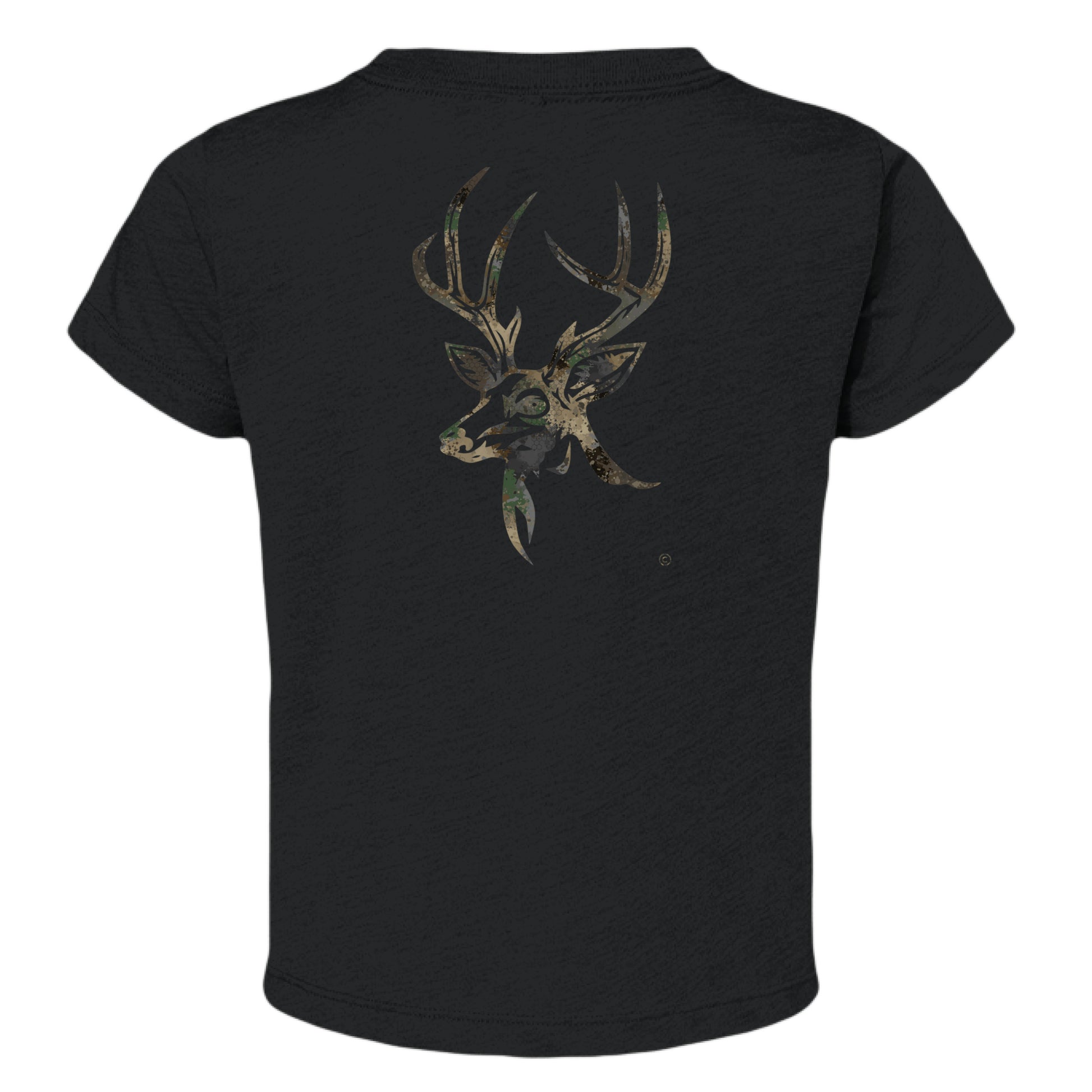 Solid Black Triblend - BACK